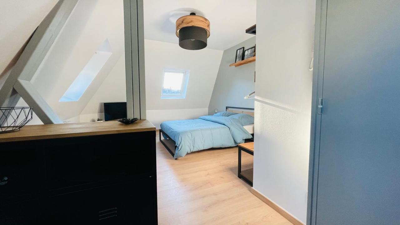 A La Clef - Charmant Studio Proche Gare Et Centre - Ideal Pro & Couple - Wifi Le Mans Exterior foto